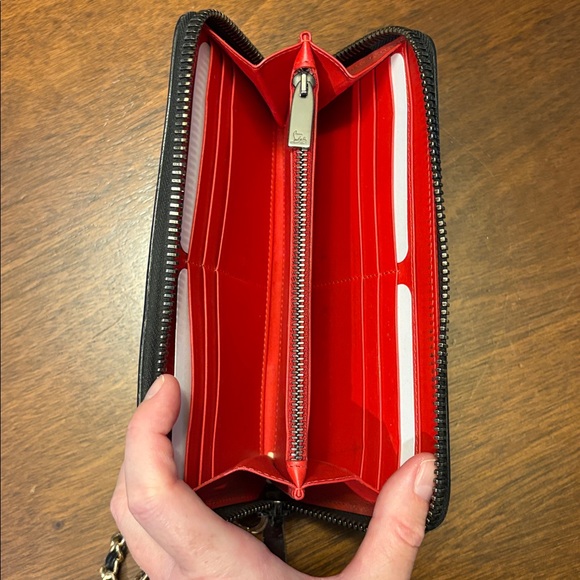 Christian Louboutin Black Wallet with Embellishments - Picture 5 of 11